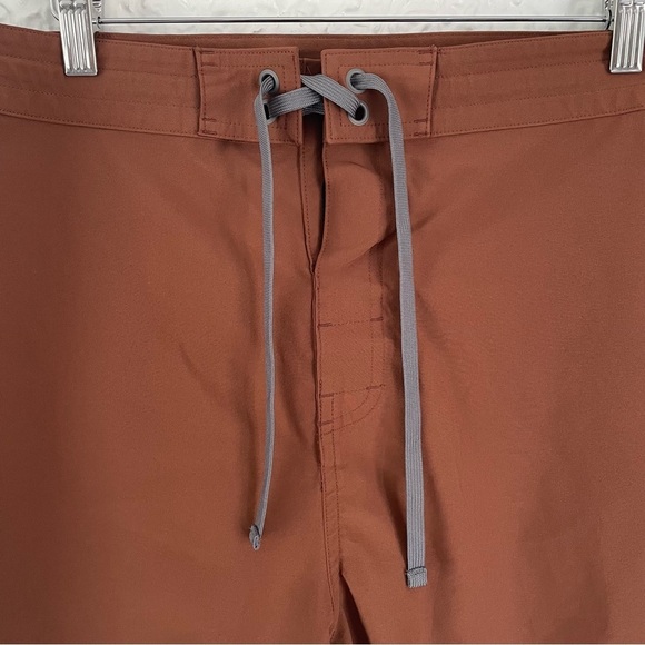 Men’s Prana Riveter Summer Beach Swimming Boardshorts Size 40 Rust 7” - Picture 3 of 10